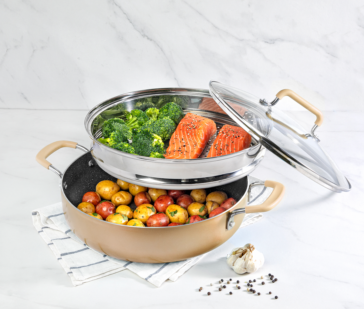 Granitestone 5-Piece Nonstick Pots and Pans Cookware Set - 20373061