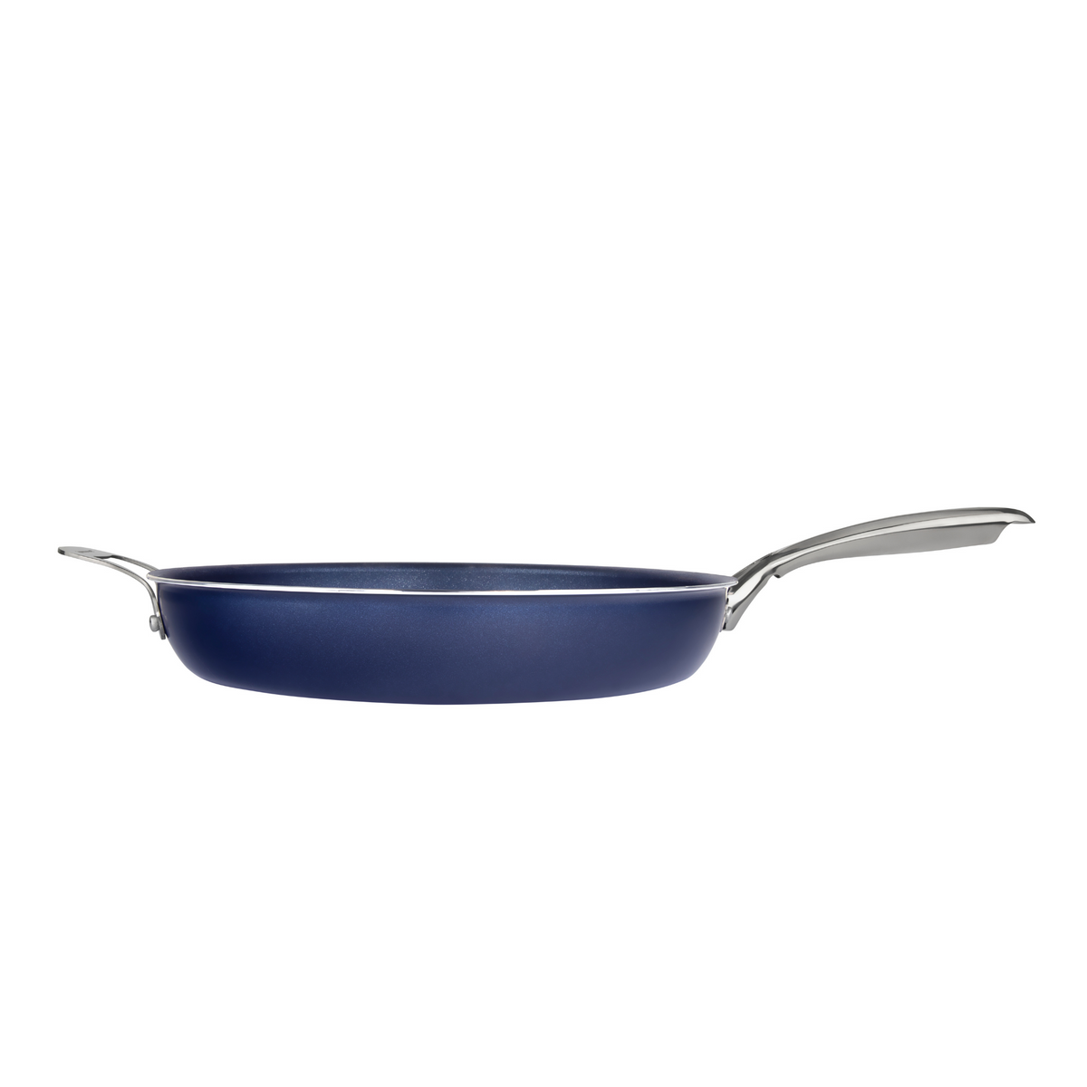 Granite Stone Diamond RNAB08LLGWX33 granitestone blue nonstick 14? frying  pan with lid with ultra durable mineral and diamond triple coated surface,  family sized