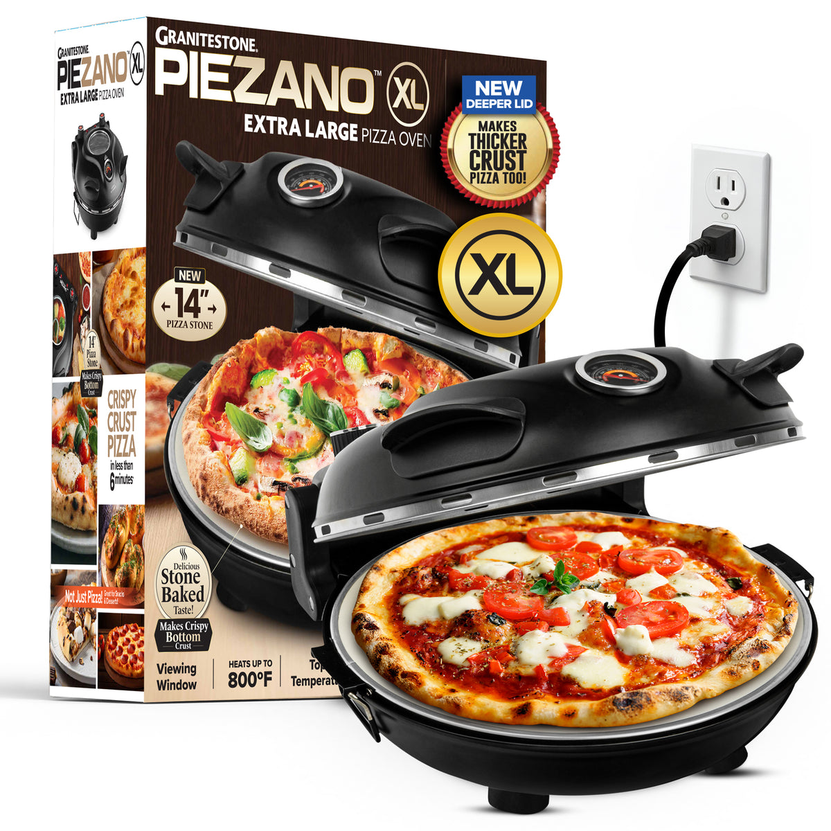 Piezano XL 14" Countertop Pizza Oven