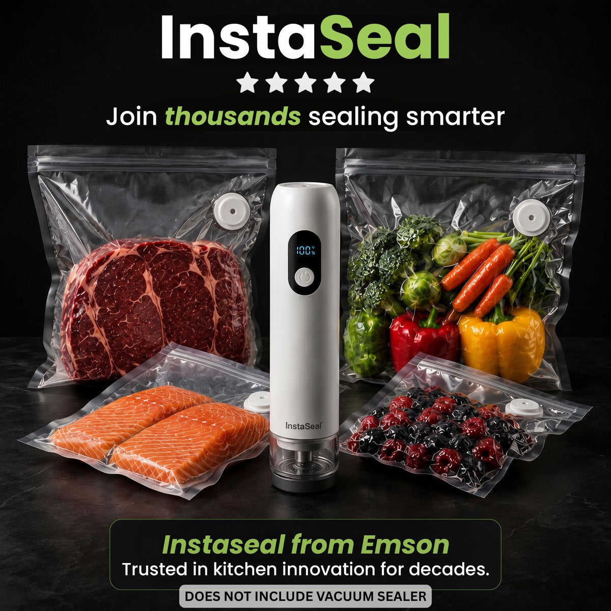 InstaSeal Hybrid Vacuum Sealing Bags