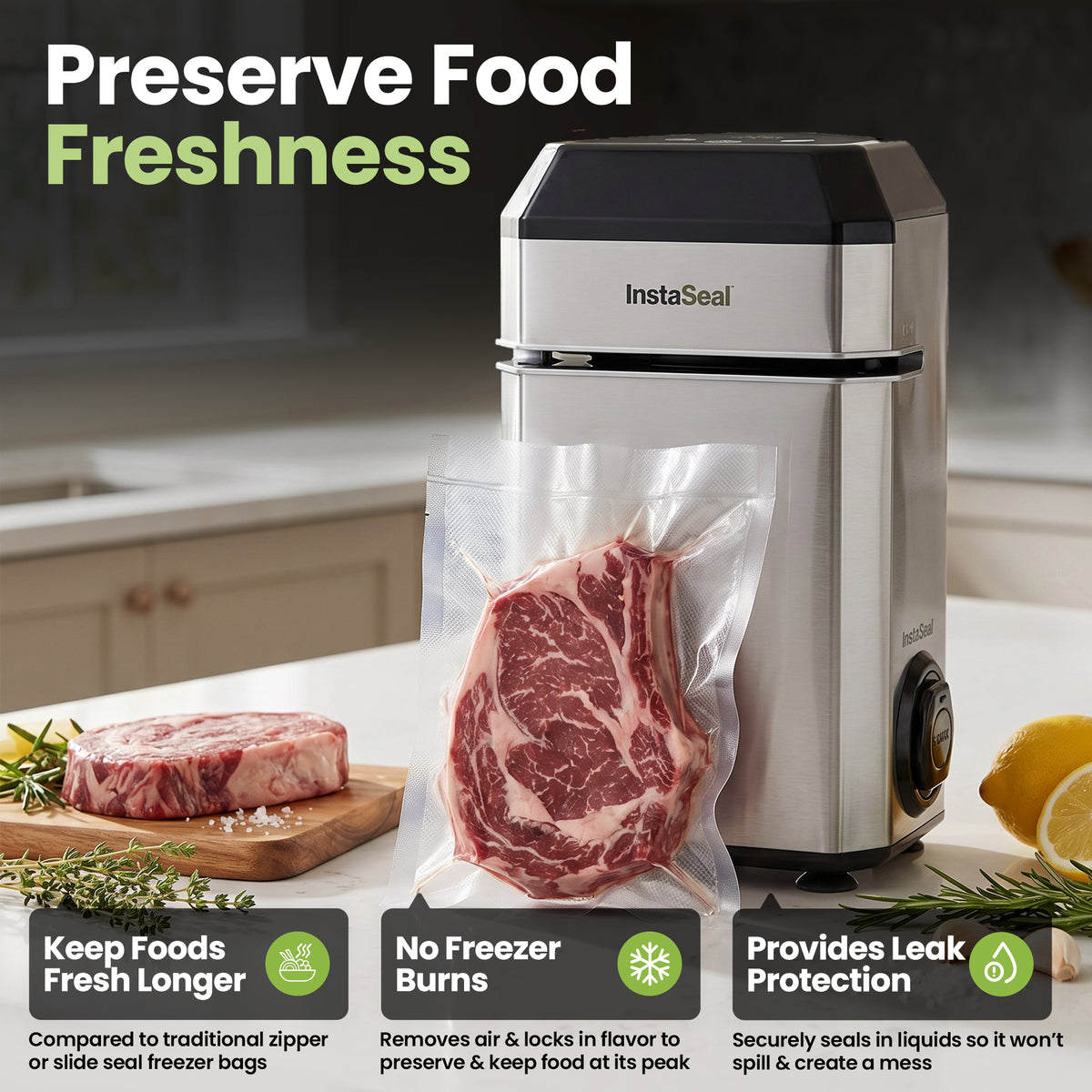 InstaSeal Upright Automatic Vacuum Sealer