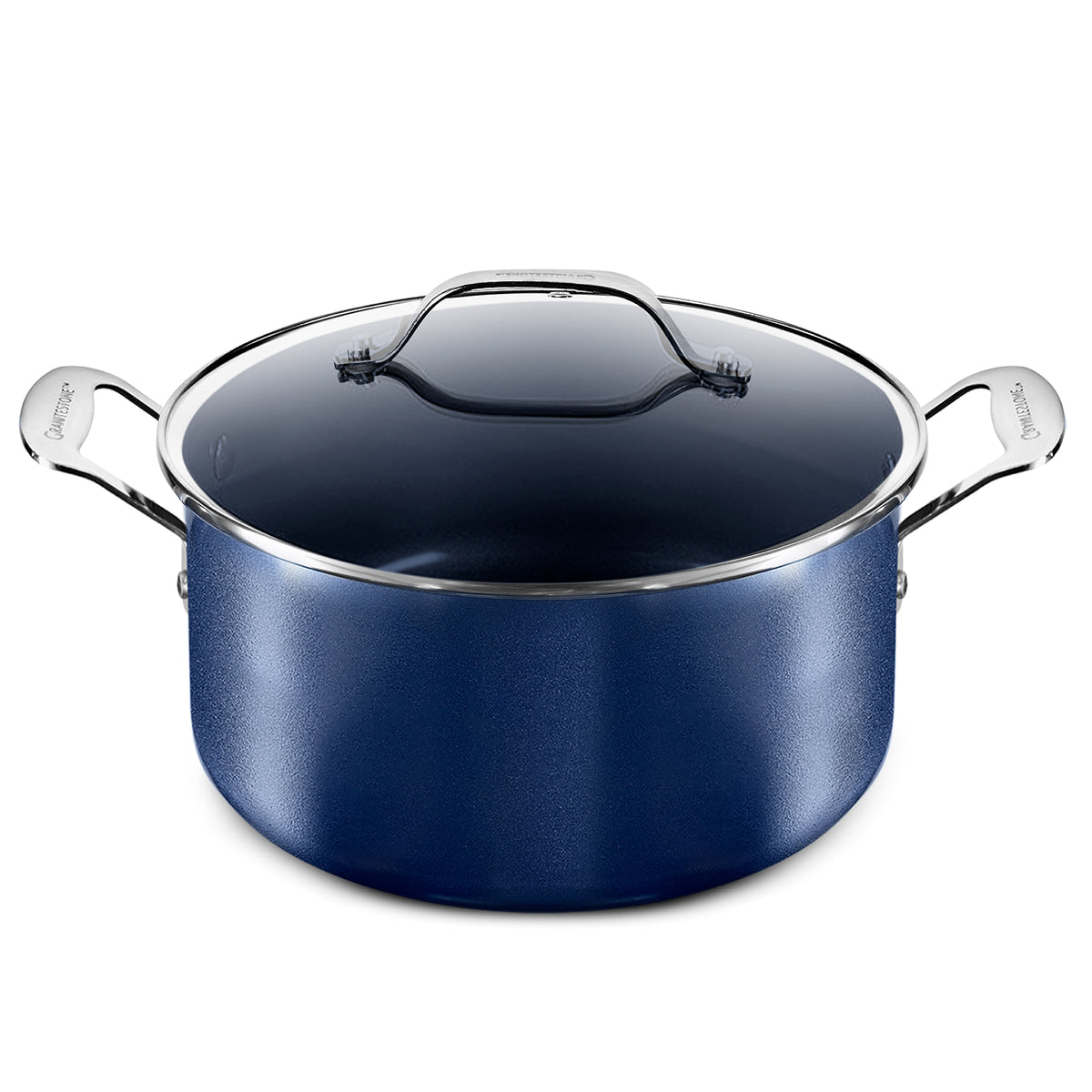 Granitestone 5 Quart Aluminum Stock Pot with Lid