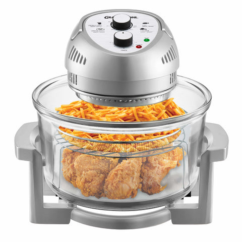 Granitestone Glass Air Fryer XL - Healthier, Crispier Cooking - 16 Quart Extra Large Oil-Less Convection Oven