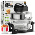Granitestone Glass Air Fryer XL - Healthier, Crispier Cooking - 16 Quart Extra Large Oil-Less Convection Oven