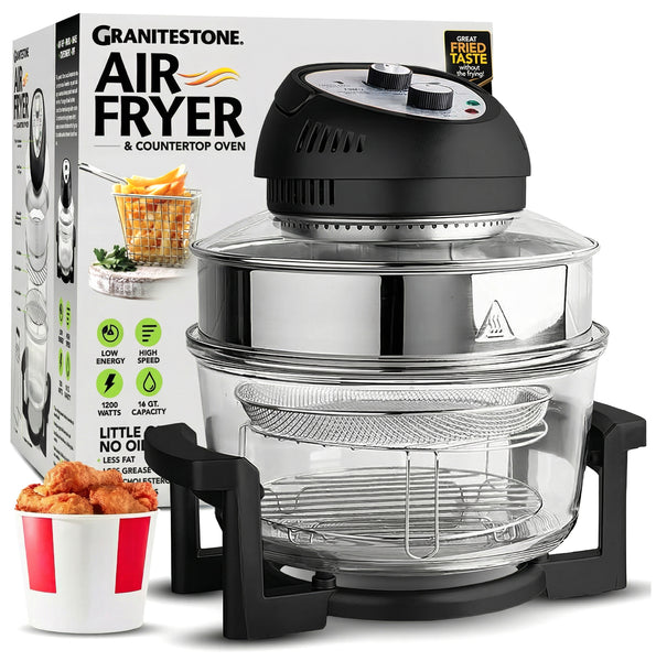 Granitestone Glass Air Fryer XL