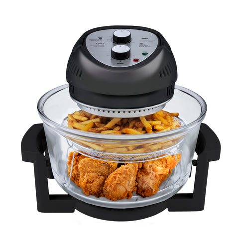 Granitestone Glass Air Fryer XL - Healthier, Crispier Cooking - 16 Quart Extra Large Oil-Less Convection Oven