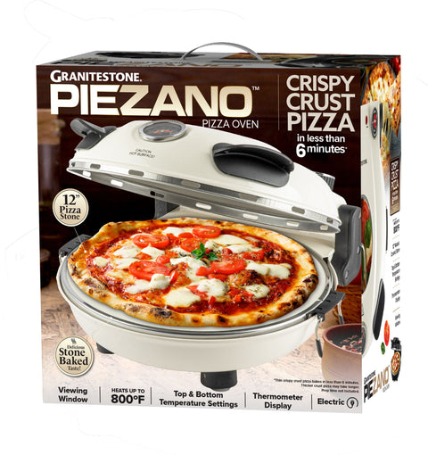 Granitestone Piezano Pizza Oven - 800° Countertop Brick Oven Pizza