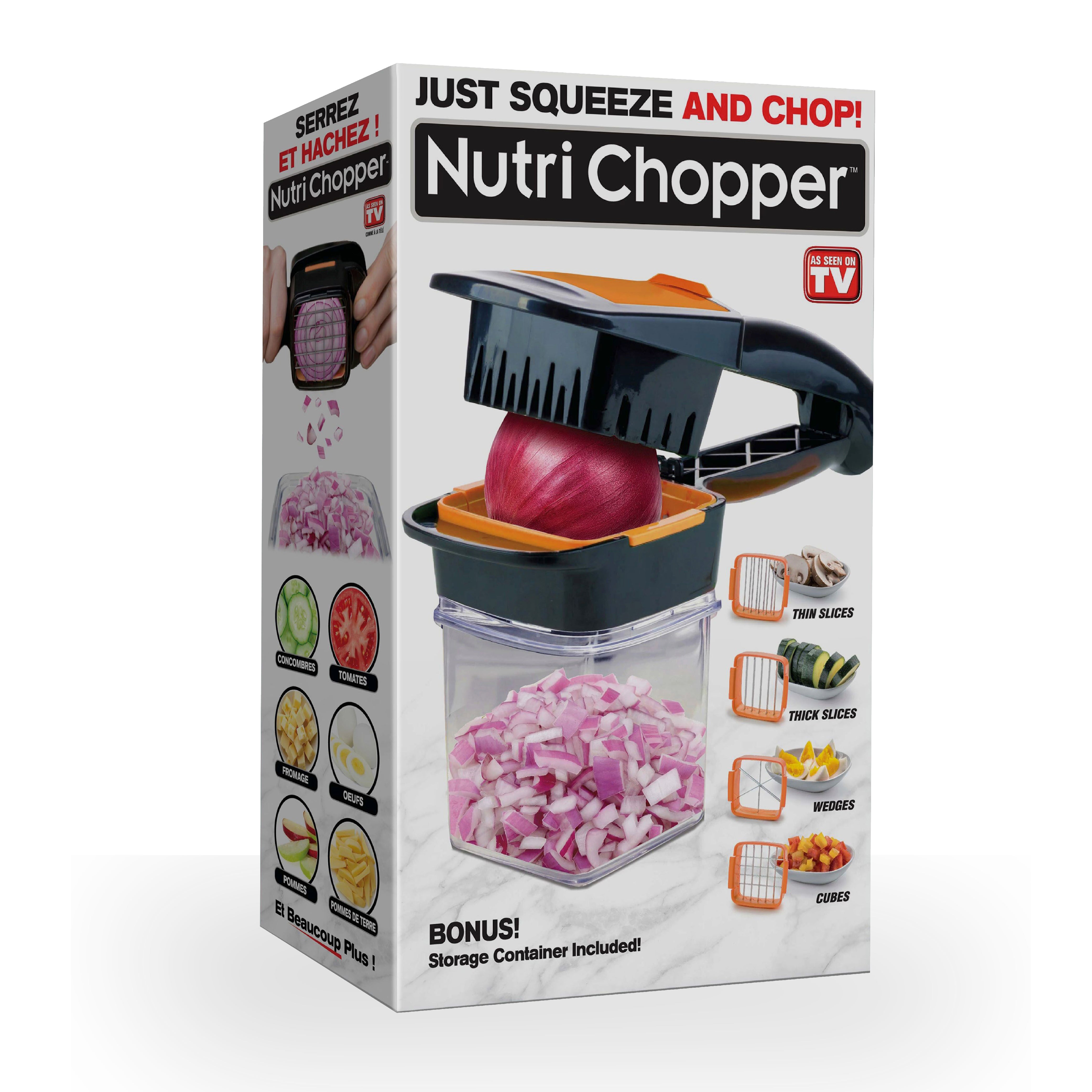 As Seen on TV NutriSlicer 3-in-1 Spinning/Rotating Mandoline and