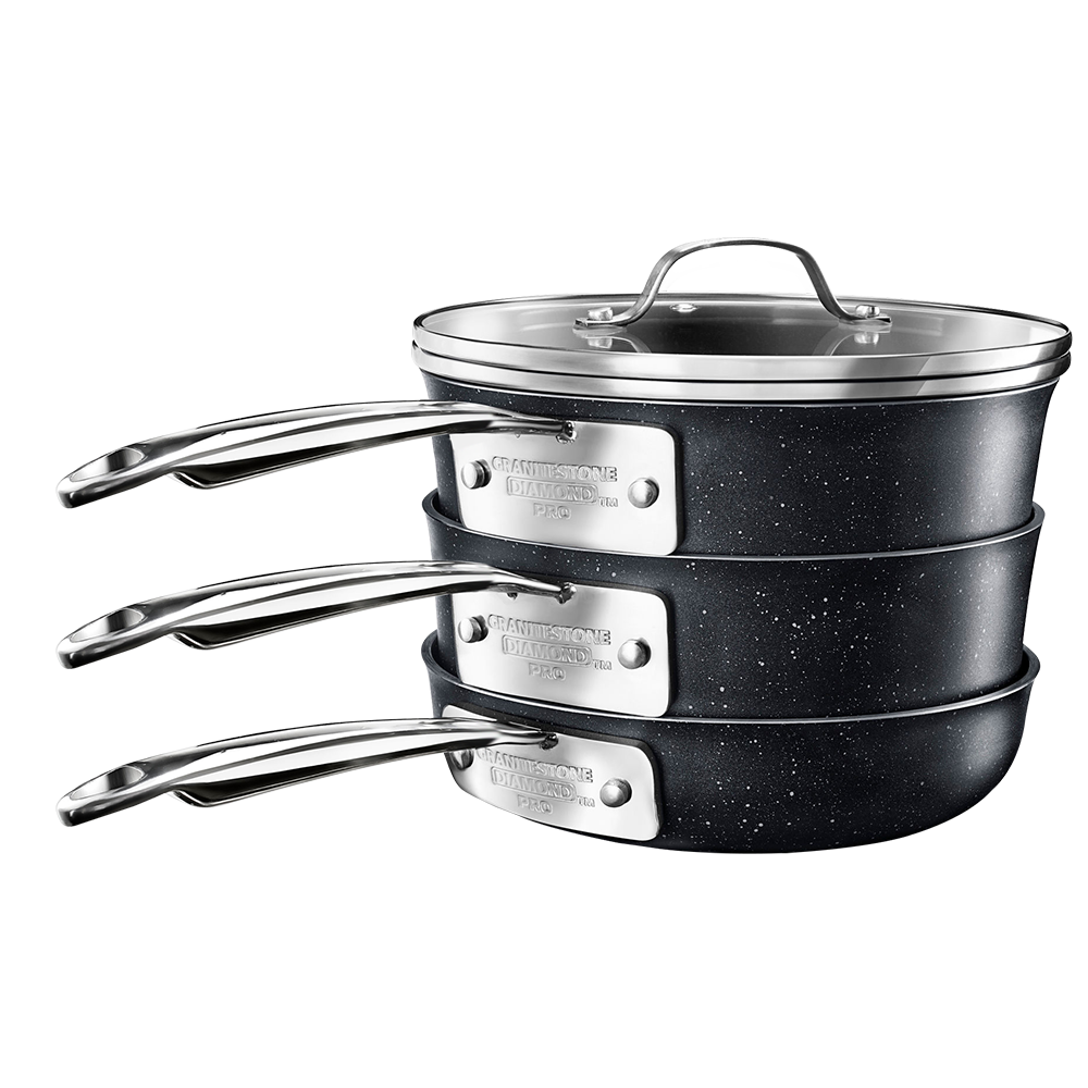 Granitestone 10-Piece Stackmaster Stackable Cookware Set – Granitestone.com