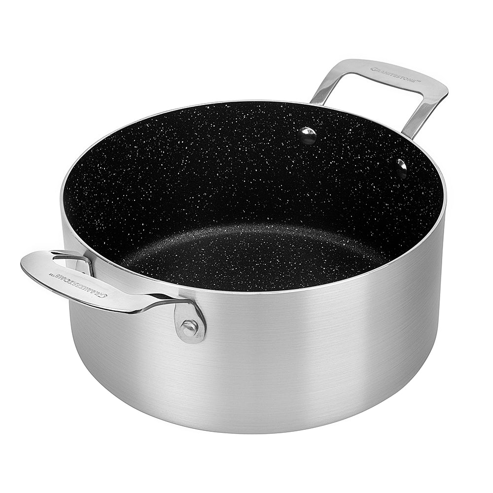 Marblestone Cast Aluminum 5 Quart Stock Pot with Lid – Eco + Chef Kitchen