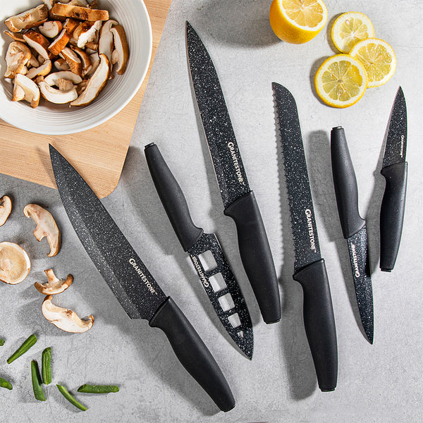 Granitestone Nutriblade 12-piece knife set for $35 - Clark Deals