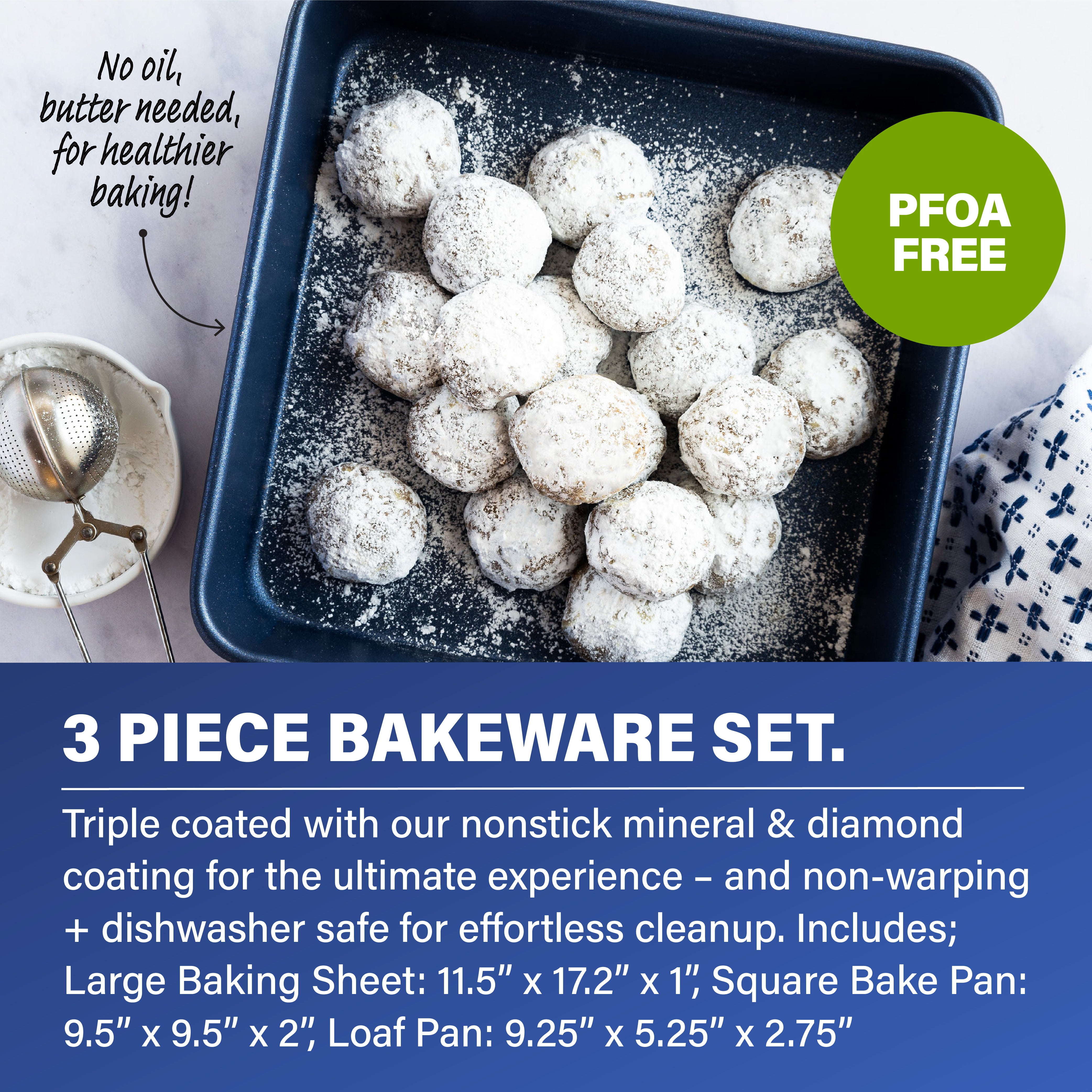 Granitestone 17 Piece Express Cook & Bake Set with Utensils – Granitestone .com