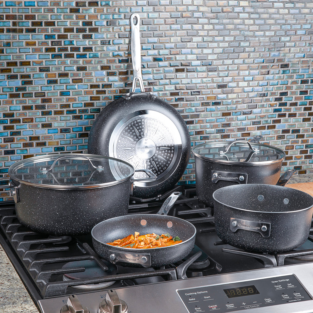 GraniteStone Stackable Cookware & Bakeware | Save Up To 30% Space in ...