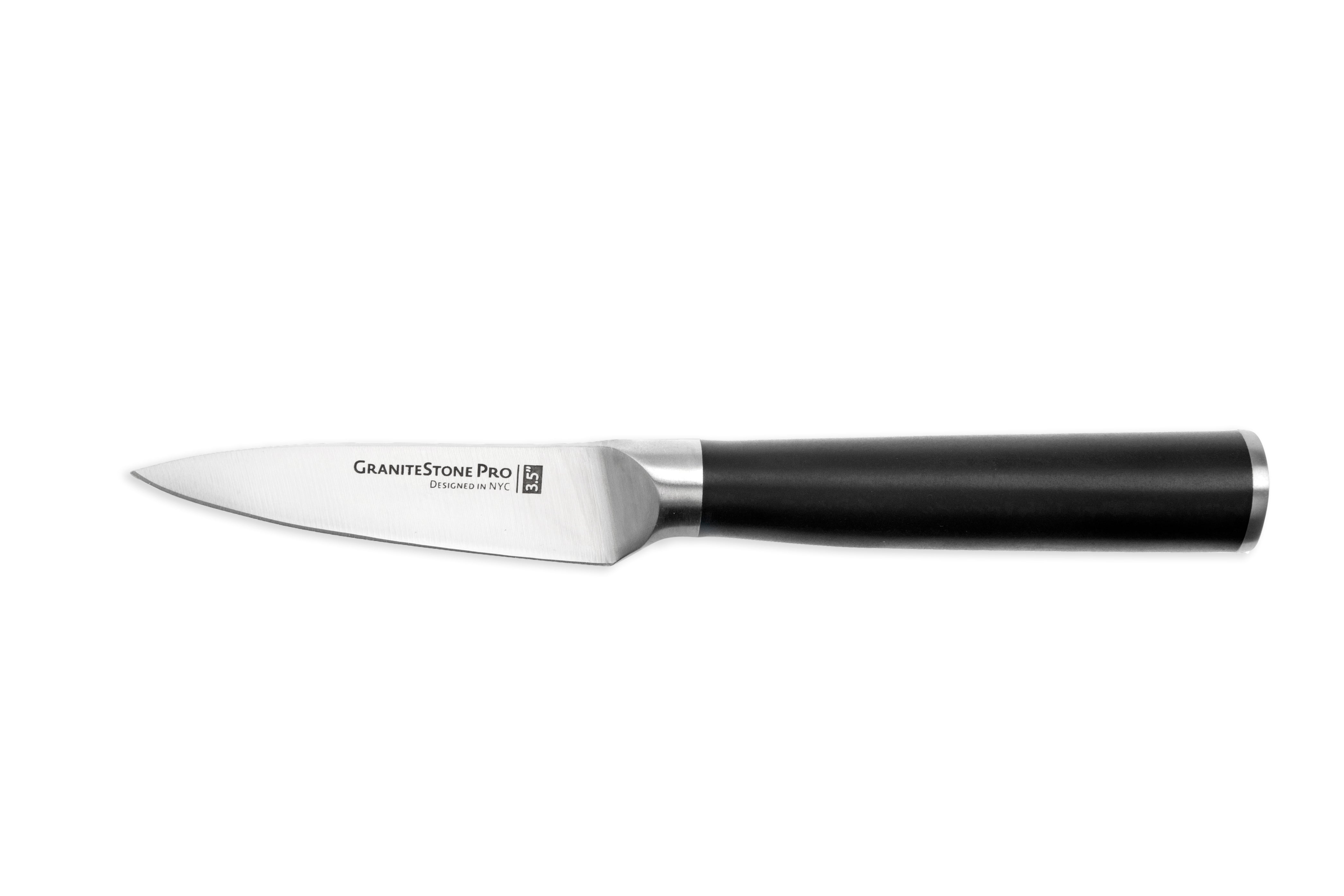 Granitestone Pro Nutriblade 14 Piece Stainless Steel Black Knife Set With  Wooden Block : Target