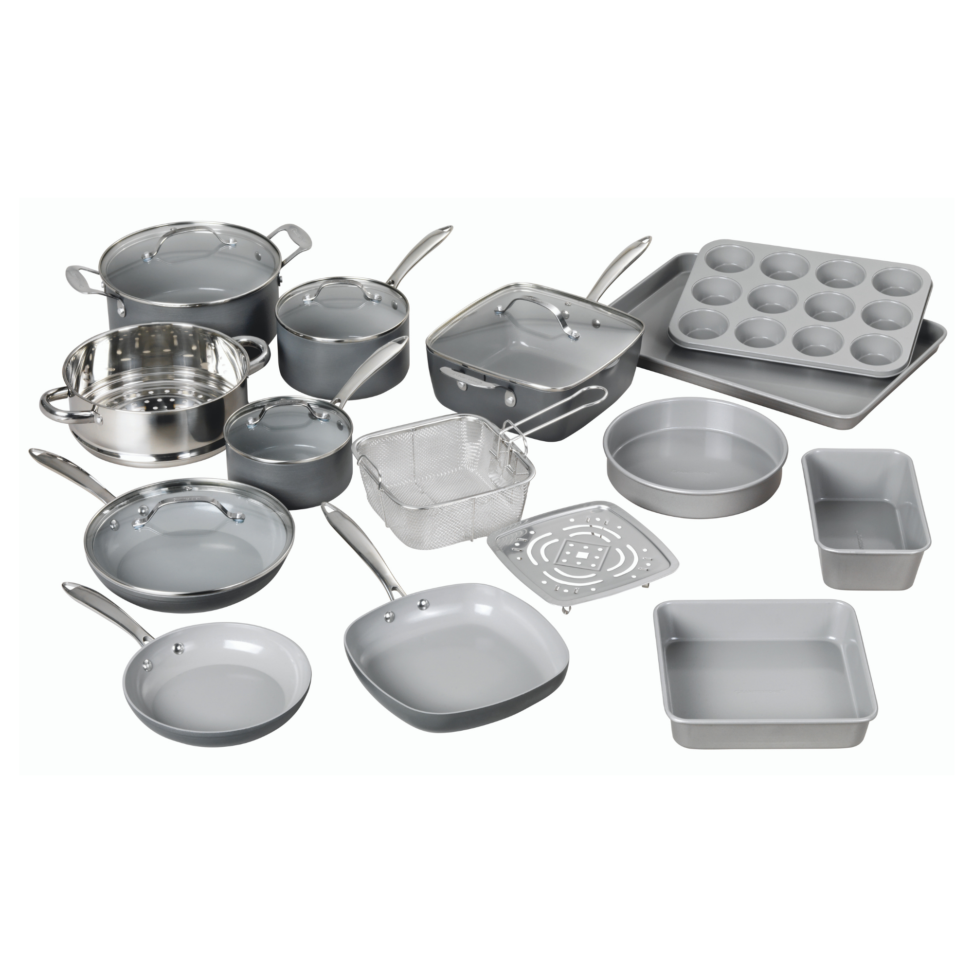 Granite Stone Pro Hard Anodized 20-pc. Nonstick Cookware and Bakeware Set, One Size