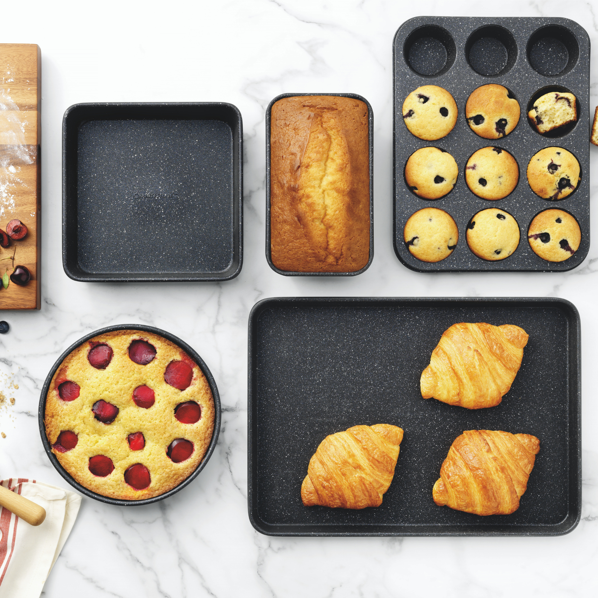 Granitestone 20pc Kitchen In A Box - Cook, Bake, Steam, Fry - Complete –