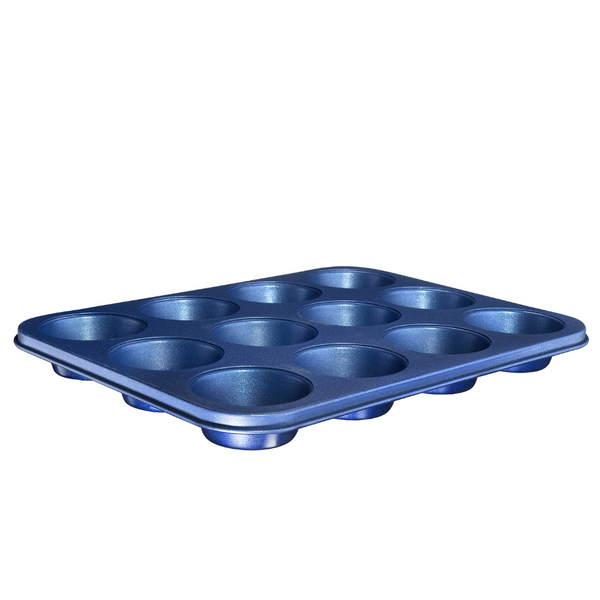 3x3 Square Muffin Pans (12 Count) - Blue Sky Trading