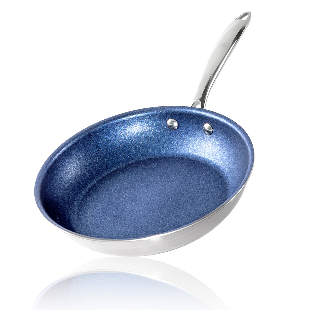 12-Inch Non-Stick Frying Pan with Lid, Granite Coating Nonstick Skillet