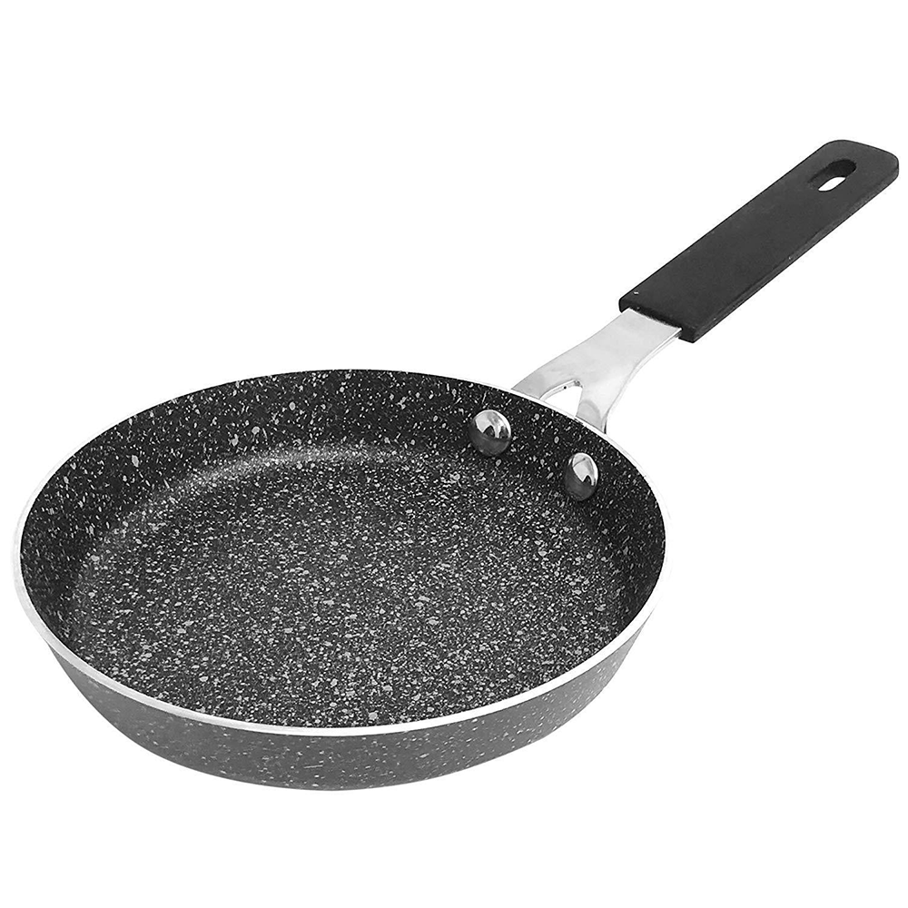 Grey Speckled Non-Stick Egg Fry Pan, 5.5