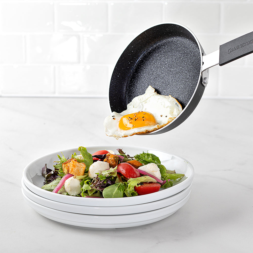 Granitestone 5.5 Nonstick Egg Pan With Rubber Grip Handle : Target