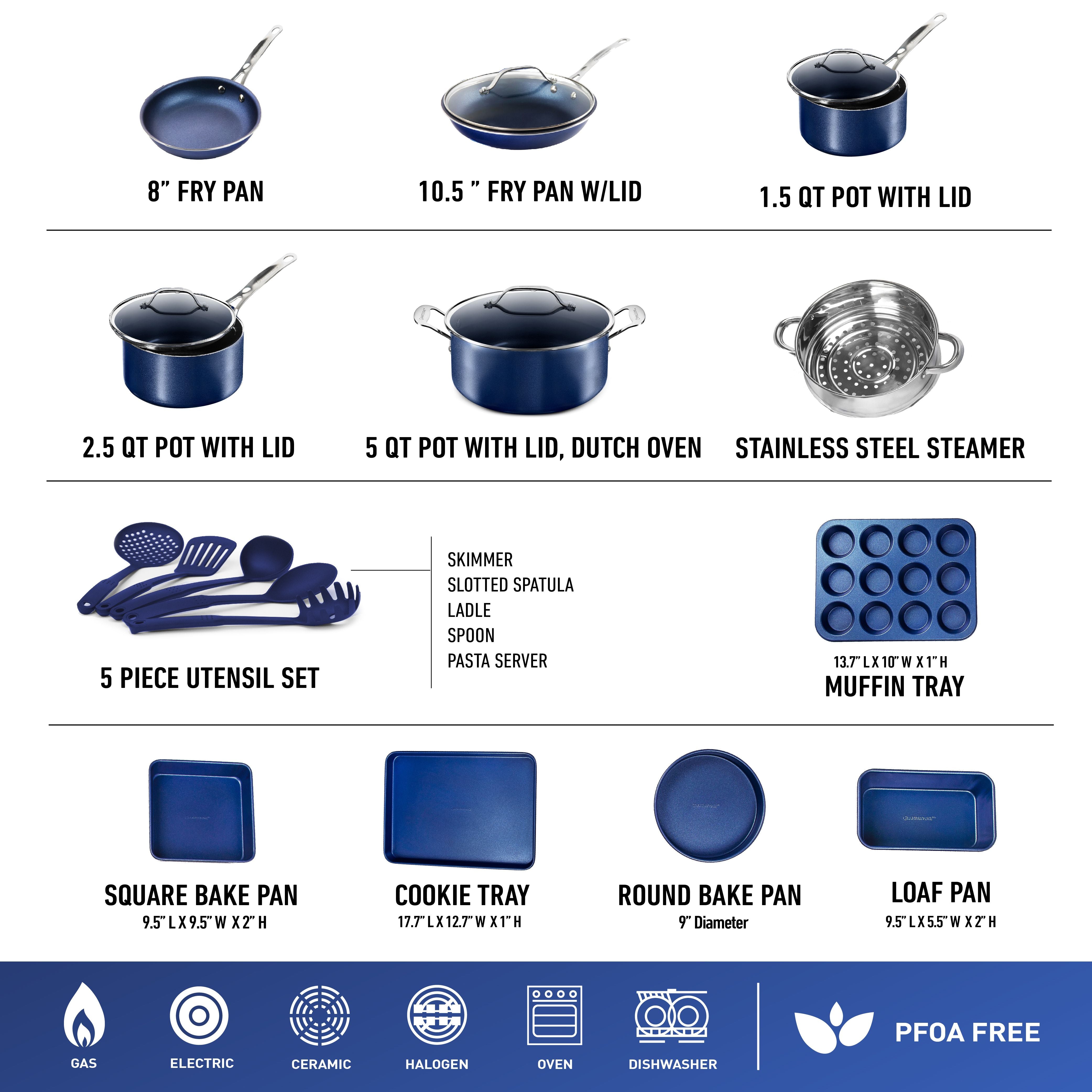 Granitestone Blue 9 X 5 Baking Dish