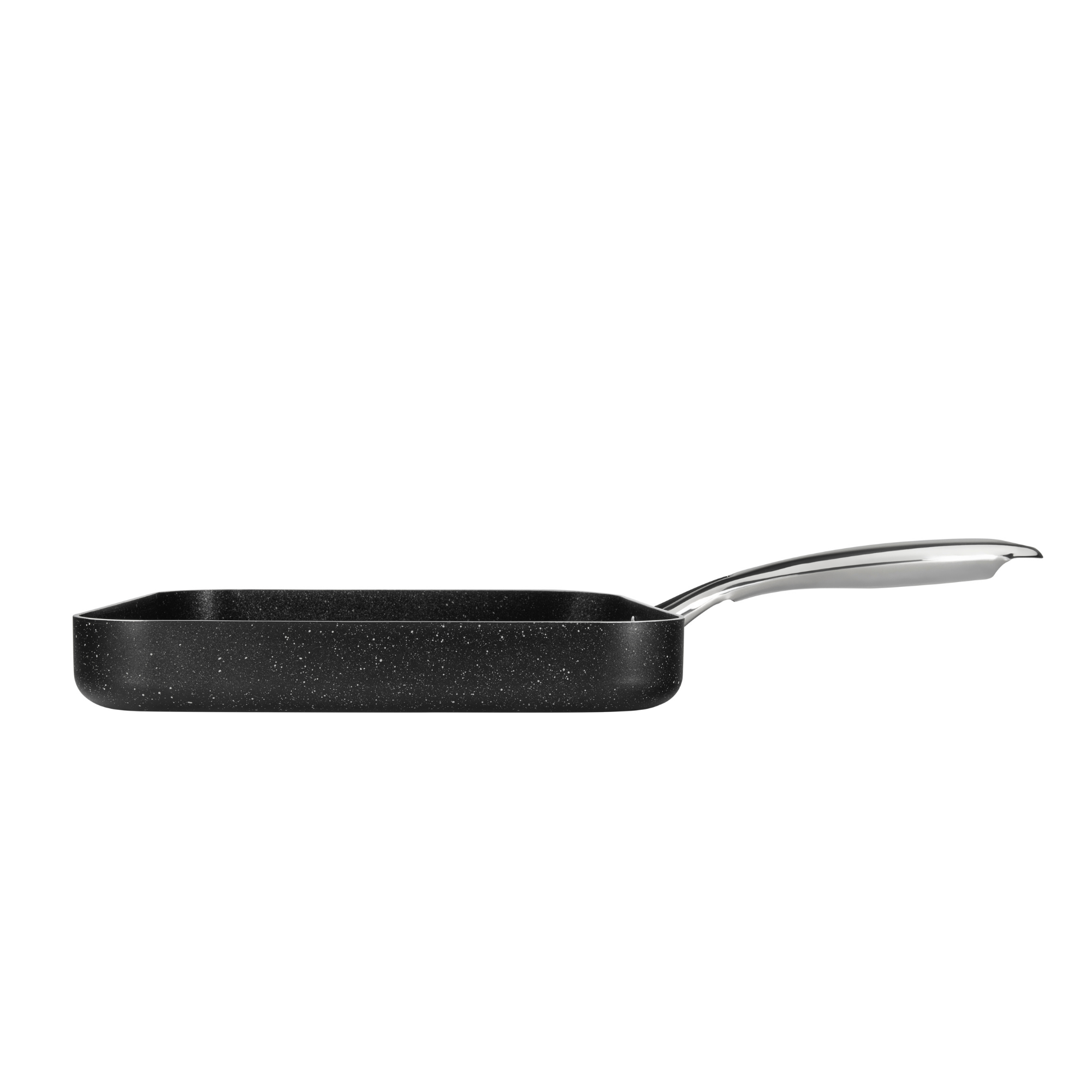 Granitestone 2 Pack Nonstick 10.5” Grill Pan/Flat Griddle Pan for