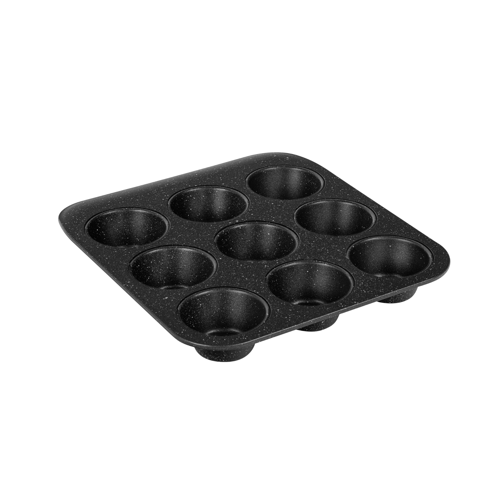 Granitestone 6 Piece Nonstick Stackable Bakeware Set - Black