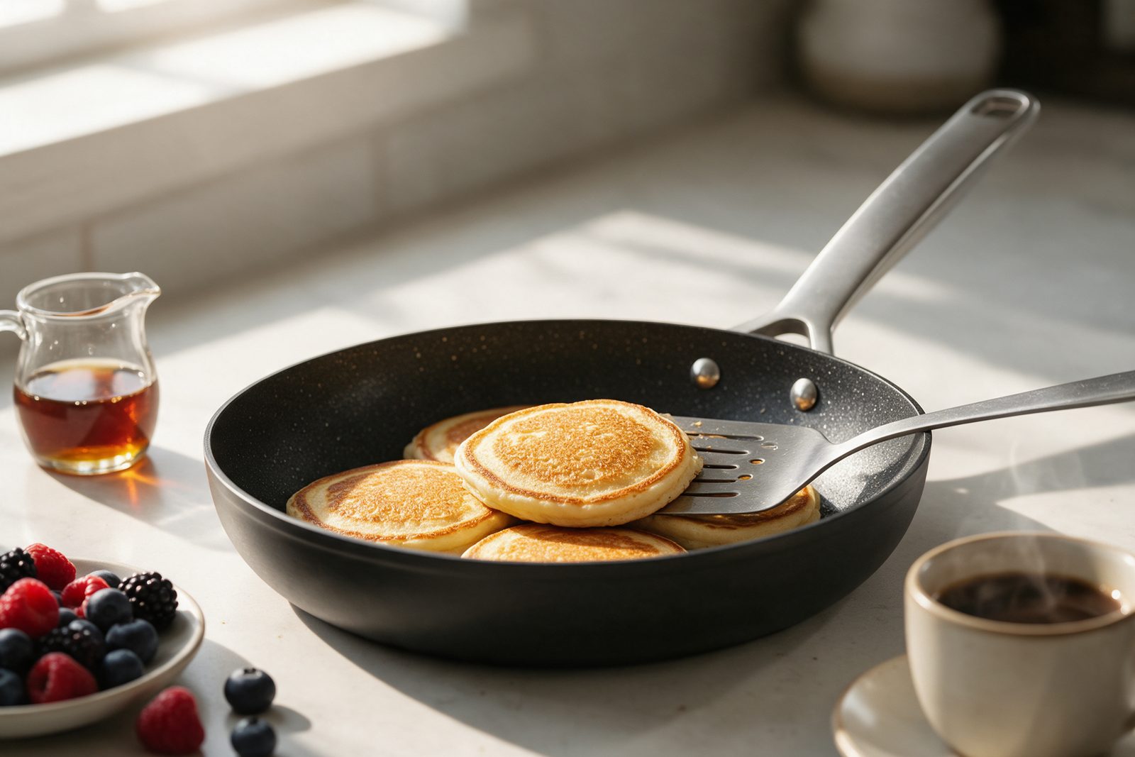 Pancakes in an Armor Max pan