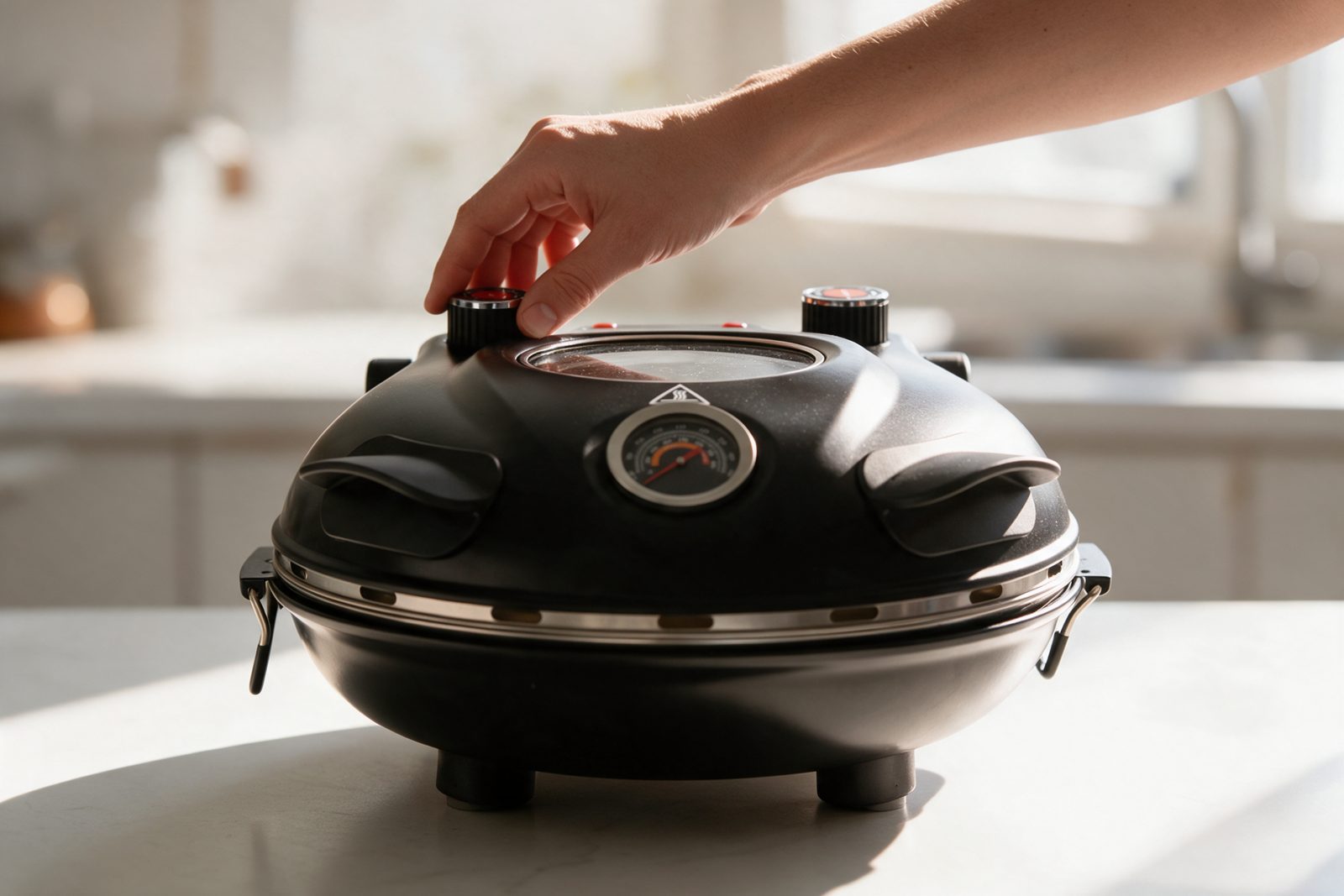 Turning the Piezano temperature dials